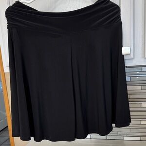Maurices Black Skater Skirt
